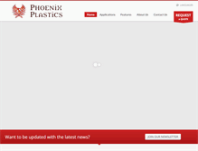Tablet Screenshot of phnxplastics.com